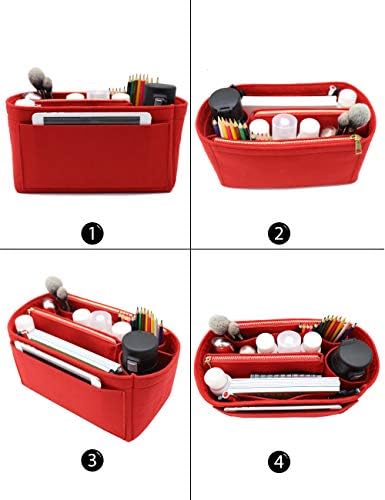 LEXSION Felt Purse Organizer Insert, Tote Bag Shaper Dividers with 5 Sizes - Image 5