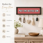 Put The Kettle On Item Holder Wall Mount, Kitchen Hanging Shelf - Image 3