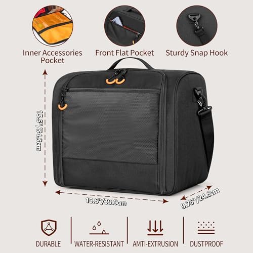 PGmoon Large Hat Bag for Baseball Cap, Cap Organizer carrier for 20-24 Caps - Image 5