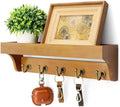 Rebee Vision Key Holder Wall Mount with Shelf for Room Decor, Yellow by REBEEVISION
