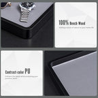 ProCase Wood Valet Tray for Men, Key Tray, Desk & Nightstand -Black - Image 3