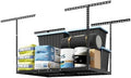 FLEXIMOUNTS 3x4 Overhead Garage Ceiling Storage Rack Organization, Black by FLEXIMOUNTS