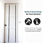 Jokari Over the Door Cap Rack Organizer 2 Pack Holds Up to 16 Baseball Hats - Image 5