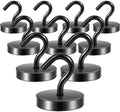 Neosmuk Magnetic Hooks Steel Tube Design for Cruise,130lb+ Black,10 Pack by Neosmuk