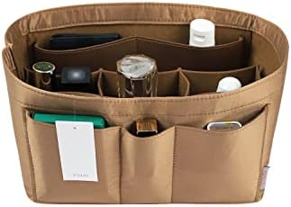 ZTUJO Purse Organizer Insert, Felt Bag Organizer For Handbag Purse Organizer,13 Colors, 6 Size (Small, Silky Brown) by ZTUJO