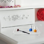 Acrylic Vanity Tray for Organizing, Clear Bathroom Trays for Counter, Desk, Dresser - Image 5