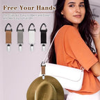 Mabor 4Pcs Travel Hat Clip Elastic Hat Holder for Purse Hands-Free - Image 4