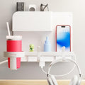 WallShelfie Bedside Wall Organizer & Dorm Decor for Dorm Room - White by Smallish