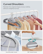 SONGMICS Suit Hangers, Set of 100, Non-Slip, S-Shaped Opening - Image 4