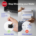 WallShelfie Bedside Wall Organizer & Dorm Decor for Dorm Room - 2.0, Black - Image 3