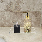Acrylic Vanity Tray for Organizing, Clear Bathroom Trays for Counter, Desk, Dresser - Image 6