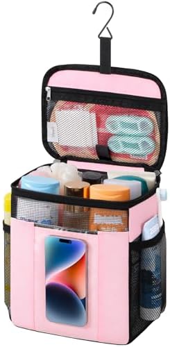 Lifewit Mesh Shower Caddy, Hanging Bathroom Organizer with PVC Phone Bag by Lifewit