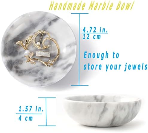 Marble Jewelry Dish - Rings Holder - Image 2