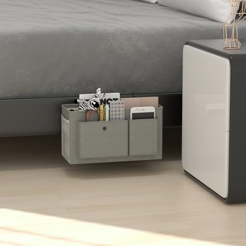 Bedside Caddy Bedside Storage Hanging Organizer for Bunk Dorm Bed Rail - Image 6