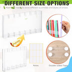 Qinyoung Acrylic Straw Holder for Cabinet Door,Classic,Extra Large,Clear - Image 2