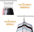 GEFTOL Space Saving Hangers Metal Hanger Magic Cascading Hanger Closet Clothes Organizer(12 Pack) - Image 5