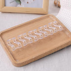 Hanger Hooks Space Saving, 60 PCS Clothes Hanger Connector Hooks | Closet Space Savers for Hanging Clothes, Clear - Image 5