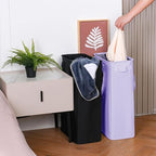 efluky Slim Laundry Basket, Narrow Laundry Hamper with Handles, Collapsible Dirty Clothes Hamper, Tall Laundry Bin for Laundry Room, Dorm and Bedroom, 12.7 Gallons(48L) Light Purple - Image 4