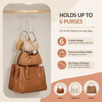 ZEDODIER Purse Hanger, Purse Organizer for Closet, Holds 6 Bags - Image 2