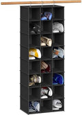 Simple Houseware 24 Section Shelves Hanging Shoes Organizer, Black by SimpleHouseware