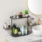 VITVITI 3 Tier Bathroom Organizer Countertop, Counter Storage Shelf, Black - Image 4