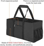 Extra Large Utility Tote Bag - Reusable Grocery Bags Foldable Heavy Duty - Image 4
