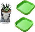 Generic Utility Tray Bowl， Catch All 2PCS (Green, Square Shape) by Unknown