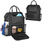 LoDrid Heavy Duty Cleaning Supplies Bag with Steel Frame Top, Black by LoDridDirect