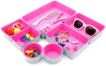 Welaxy Drawer organizer bins felt tray desk storage dividers 7pc Hot pink by Welaxy
