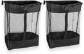 Slatwall Baskets,Hanging Slatwall Accessories with Take and Go Design,(26*18*11'')Large Mesh Slatwall Organizer with Easy Access Zipper Adjustable Shoulder Strap for Home Sport Garage Storage (2) by SKIPWALL
