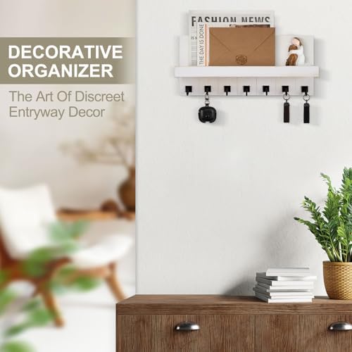 Key Holder for Wall, Decorative Key Holder with Shelf - Image 5