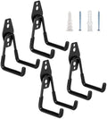 4 Pack Garage Hooks Heavy Duty - Supports 100 lbs by BuildSuperHomeByYourself