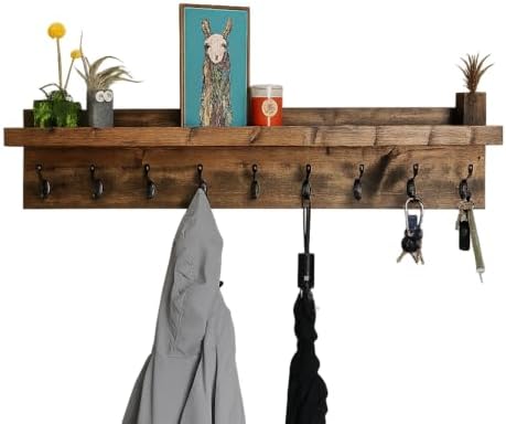 Coat Rack with Shelf by DistressedMeNot