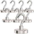 MIKEDE Magnetic Hooks Heavy Duty 120LB+ Strong Magnet with Hook by MIKEDE