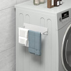 Magnetic Hanger Organizer, 2Pack Hangers Holder for Dryer/Washing Machine, Holding up to 30 Velvet/Wire/Plastic Hangers, Perfect Space Saver for Laundry Room (2, White) - Image 6