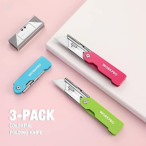 WORKPRO 3-Pack Folding Utility Knife Set - Image 7