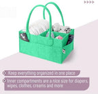 Mr. Pen- Baby Diaper Caddy Organizer, Green - Image 4