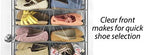 Whitmor Over The Door Shoe Shelves - 26 Sections - Crosshatch Gray - Image 5