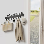 GTK Key Hooks with 8 Hooks Wall Mounted, Key Holder for Wall Decor, Dog Key Holder for Entryway, Self Adhesive Cat Key Rack for Living Room - Image 2