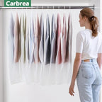Carbrea 6 Pack Translucent Garment Bags for Hanging Clohes - 24" x 42" - Image 7