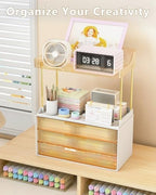 Anylady Bathroom Organizers and Storage, Makeup Organizer (Sturdy Durable Attractive), Ideal for Vanity, Countertop, Counter, Perfume, Skincare, Cabinet, Cosmetic, Dresser Organizer (Gold) - Image 4