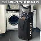 Goodpick 2-Pack Rolling Dirty Clothes Hamper with Wash Bag for Laundry, 75L - Image 6