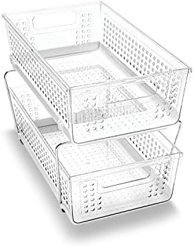 madesmart Premium Two Tier Organizer, Clear by madesmart%C2%AE