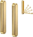 4.33 in Extended Folding Coat Hooks, 2 Pack Gold Wall Hooks, Zinc Alloy by Dntorx