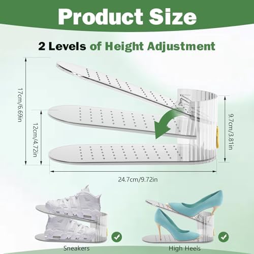 Adjustable Shoe Slot Organizer for Closet Space Saver(10-Pack) - Image 2