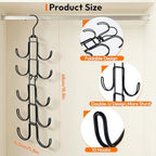 Hat Organizer for Closet, Baseball Caps Rack with 10 Hooks - Image 4