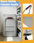 1800LBS Platform Truck, 36"x24" Foldable Flatbed Cart for Garage Warehouse - Image 6