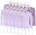 Garment Bags for Hanging Clothes 24'' x 40'' (Set of 12) Coat Covers for Closet Foldable Washable Dress Bags for Hanging Clothes for Long Dress Dance Costumes Suits Gowns Coats by UOUEHRA