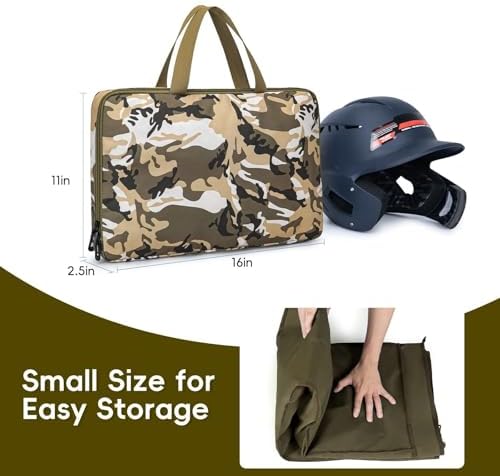 KAVIGOR Baseball/Softball Dugout Organizer - 15+ Helmet & Glove Storage Bag, Military-Grade 900D Fabric & 6 Reinforced Steel Hooks - Image 7
