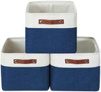DECOMOMO Storage Bins, Extra Large Fabric Storage Baskets for Shelves 3Pack by DECOMOMO